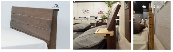 フラットタイプのベッドフレーム