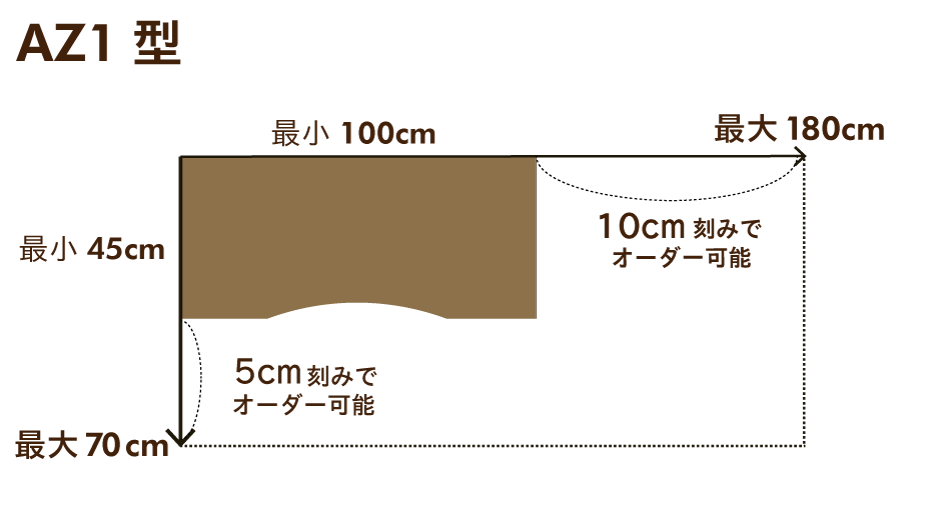 オーダーできるデスク　AZシリーズ