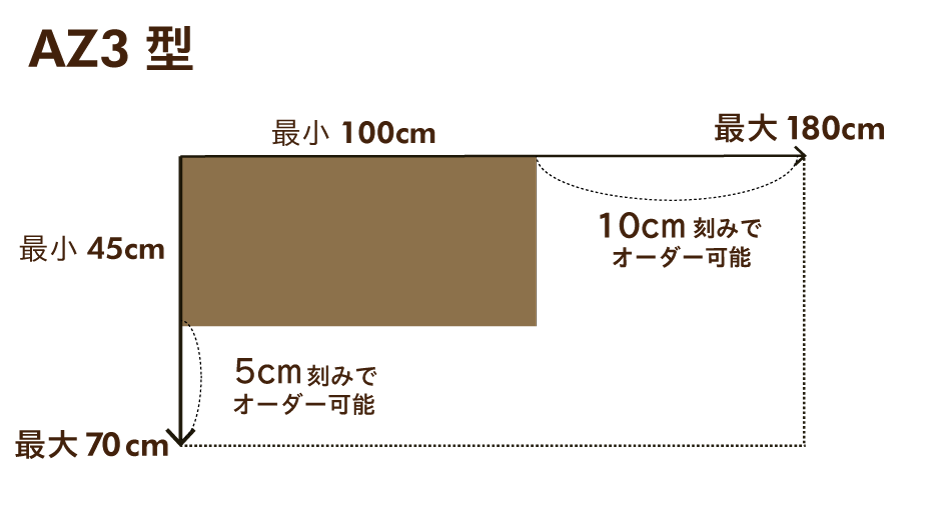 オーダーできるデスク　AZシリーズ