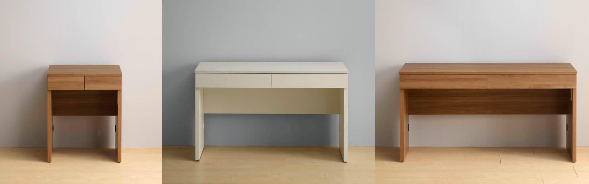 組み合わせを選べるデスクLHシリーズ