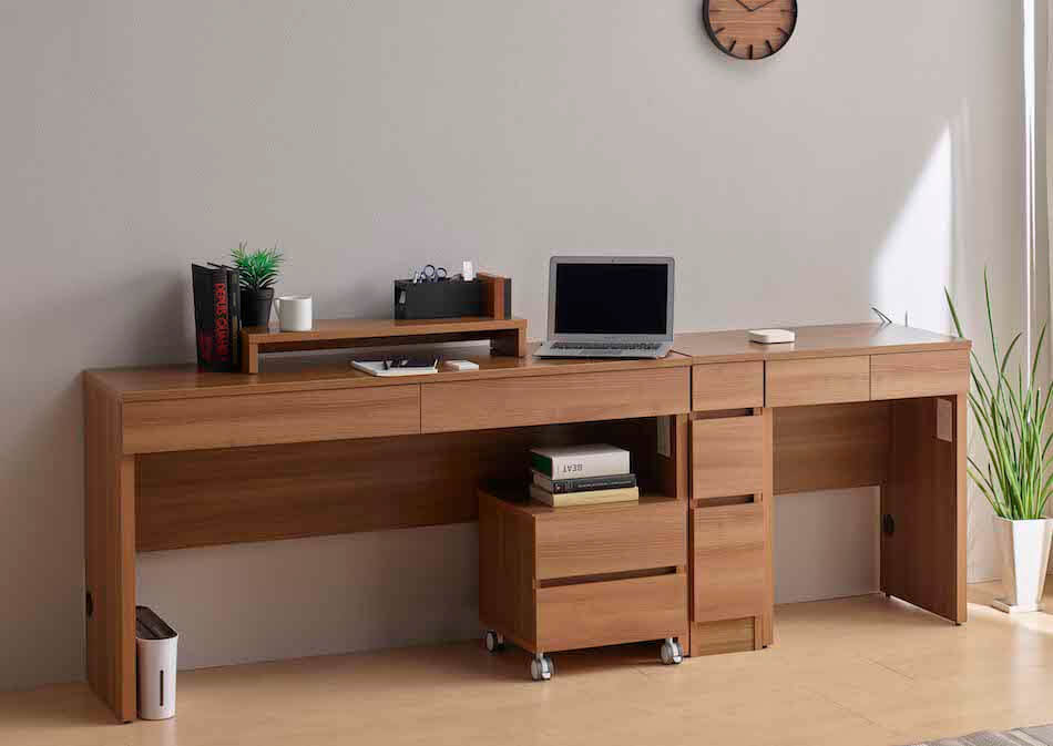 組み合わせを選べるデスクLHシリーズ