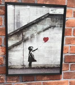 バンクシーアートパネル