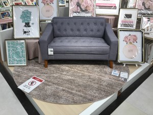 リュストル　円形ラグ