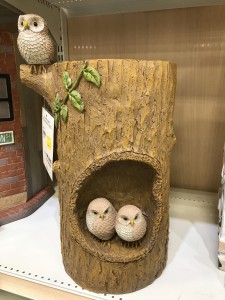 フクロウ　傘立て